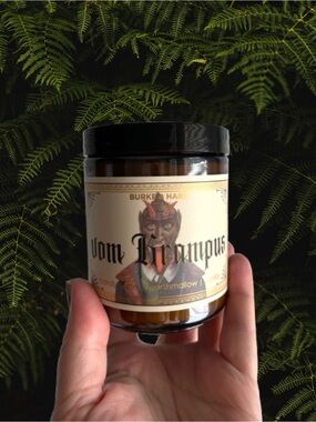 Burke & Hare Vom Krampus soy wax candle candy cane marshmallow vanilla Xmas
